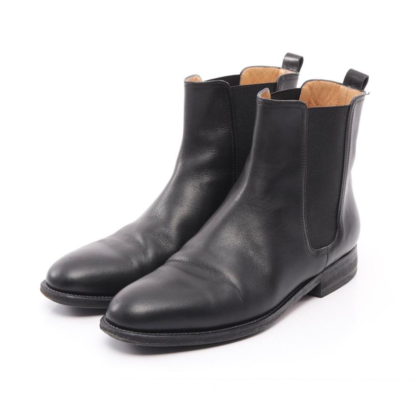 HERMES・シューズ・ サイドゴアブーツ レザー ブラック｜【公式