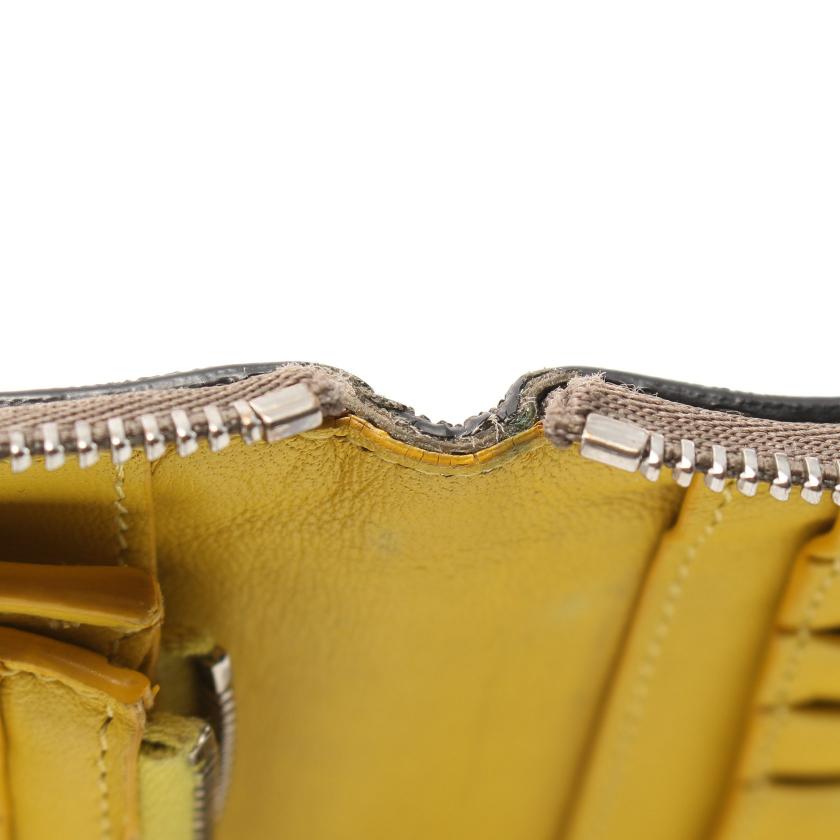セリーヌ(CELINE)ミディアム|ジップ|アラウンド|ウォレット|ラウンドファスナー二つ折り財布|レザー|グレーブラウン|旧ロゴ|ハイブランド・ブランド専門の中古通販サイト(763927)