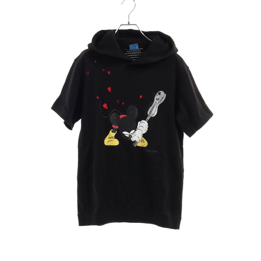 ロエン Roen Roen Disney ミッキーマウス プルオーバーパーカー 半袖 ブラック マルチカラー ダメージ加工 ハイブランド ブランド専門の中古通販サイト ロエン Roen Roen Disney ミッキーマウス プルオーバーパーカー 半袖 ブラック マルチカラー ダメージ加工 ハイブランド ブランド専門の中古通販サイト