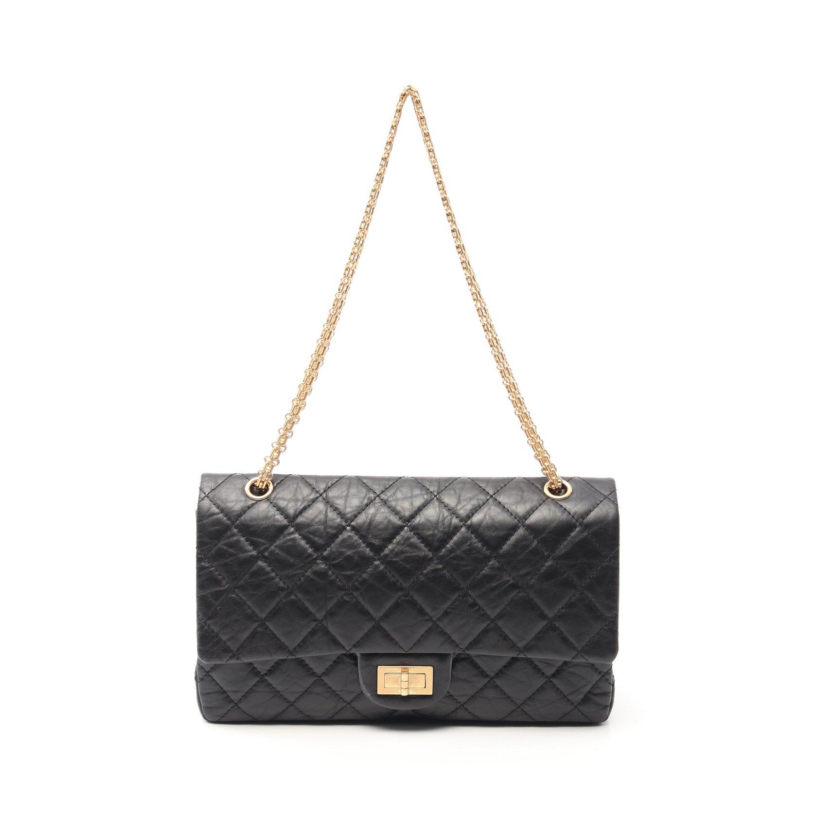 シャネル(CHANEL)|マトラッセ|マキシ|Wフラップ|Wチェーンショルダーバッグ|エイジドカーフスキン|ブラック|ゴールド金具|マドモアゼルチェーン|ハイブランド・ブランド専門の中古通販サイト(766857)