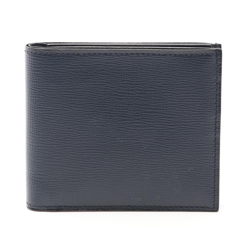 Valextra・財布・小物・ 二つ折り財布 レザー ネイビー｜【公式】宅配