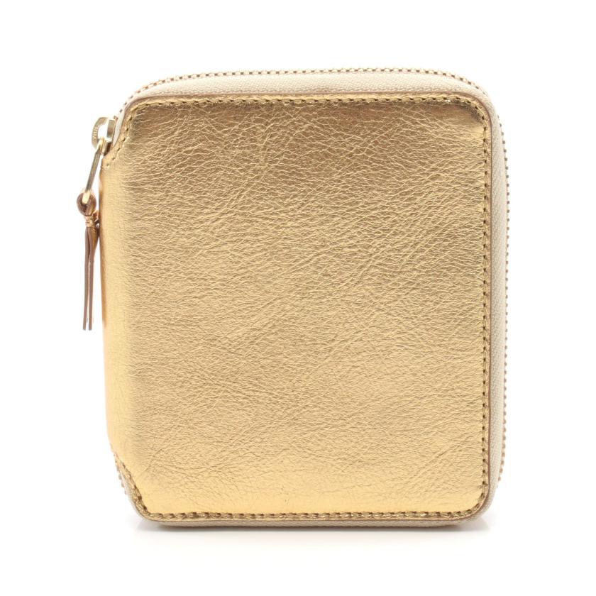 コムデギャルソン(Comme des Garcons)GOLD|AND|SILVER|ラウンドファスナー二つ折り財布 |レザー|ゴールド|ハイブランド・ブランド専門の中古通販サイト(768055) コムデギャルソン(Comme des Garcons)GOLD|AND|SILVER|ラウンドファスナー二つ折り財布 |レザー|ゴールド|ハイブランド・ブランド専門の中古通販サイト(768055)