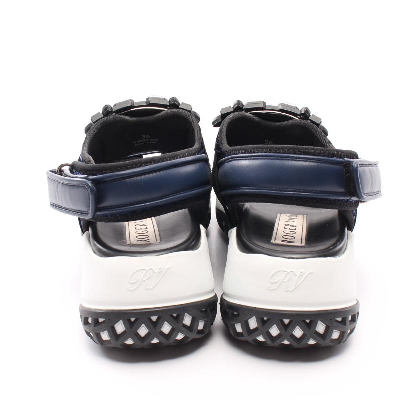ロジェヴィヴィエ(Roger Vivier)ヴィヴ|ラン|ストラス|バックル|サンダル |レザー|ファブリック|ネイビー|ブラック|ビジュー|ハイブランド・ブランド専門の中古通販サイト(769557) ロジェヴィヴィエ(Roger Vivier)ヴィヴ|ラン|ストラス|バックル|サンダル |レザー|ファブリック|ネイビー|ブラック|ビジュー|ハイブランド・ブランド専門の中古通販サイト(769557)