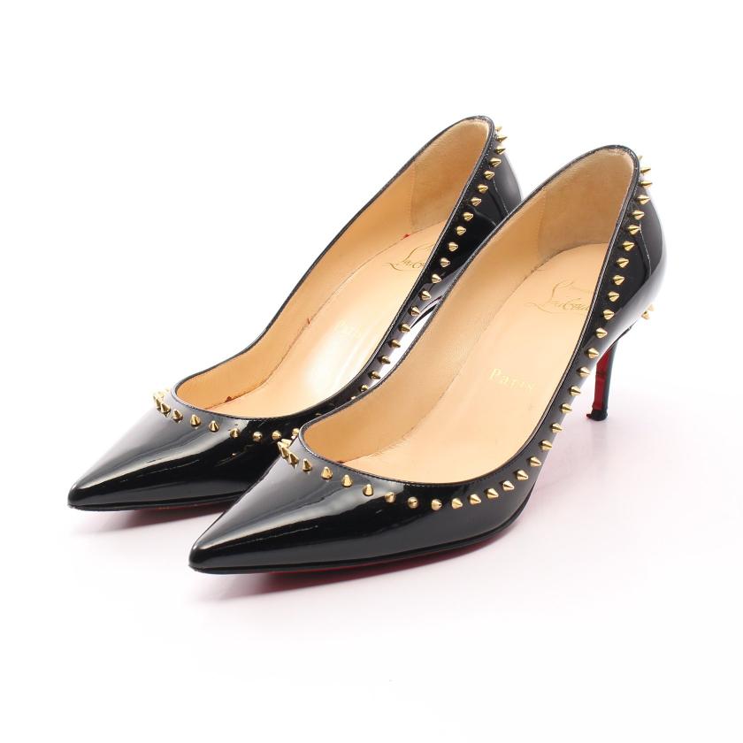 Christian Louboutin　パンプス　スタッズ　エナメル　22.0㎝ クリスチャンルブタン ハイヒールパンプス スタッズ レディース
