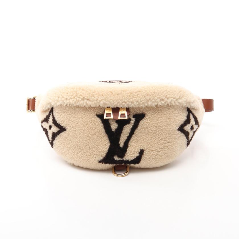 LOUIS VUITTON・バッグ・バムバッグ モノグラムテディ クリーム ボディ