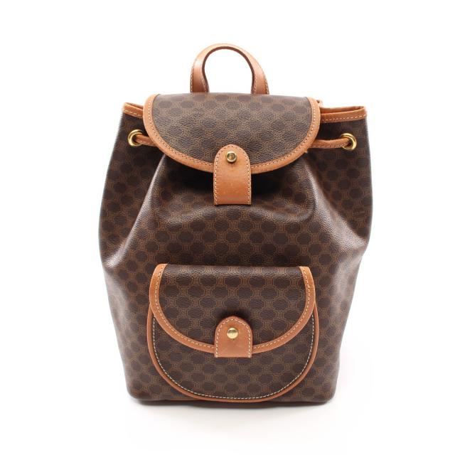 セリーヌ(CELINE)馬車金具|ショルダーバッグ|レザー|黒