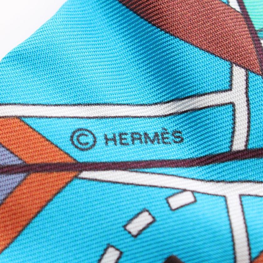 エルメス(HERMES)ツイリー|スカーフ|リボン|シルク|ブルー|マルチカラー|ハイブランド・ブランド専門の中古通販サイト(772586) エルメス(HERMES)ツイリー|スカーフ|リボン|シルク|ブルー|マルチカラー|ハイブランド・ブランド専門の中古通販サイト(772586)