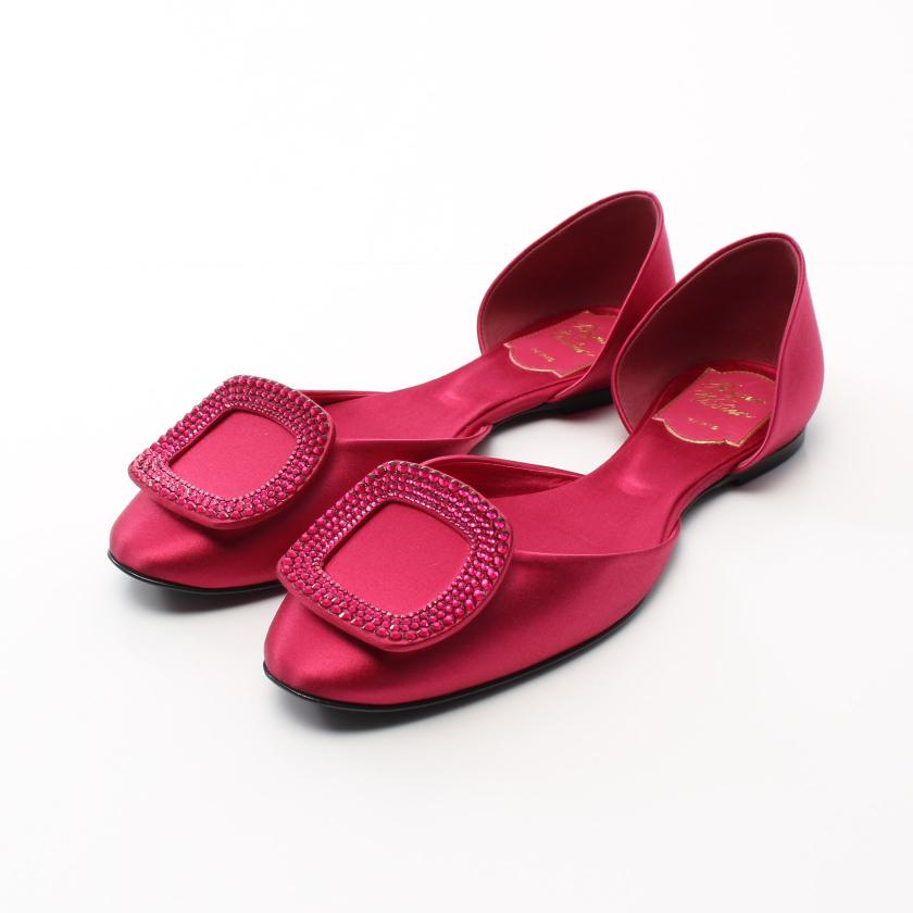 ロジェヴィヴィエ(Roger Vivier)Chips|Ballerinas|フラットシューズ |シルク|ピンクパープル|ハイブランド・ブランド専門の中古通販サイト(773092) ロジェヴィヴィエ(Roger Vivier)Chips|Ballerinas|フラットシューズ |シルク|ピンクパープル|ハイブランド・ブランド専門の中古通販サイト(773092)