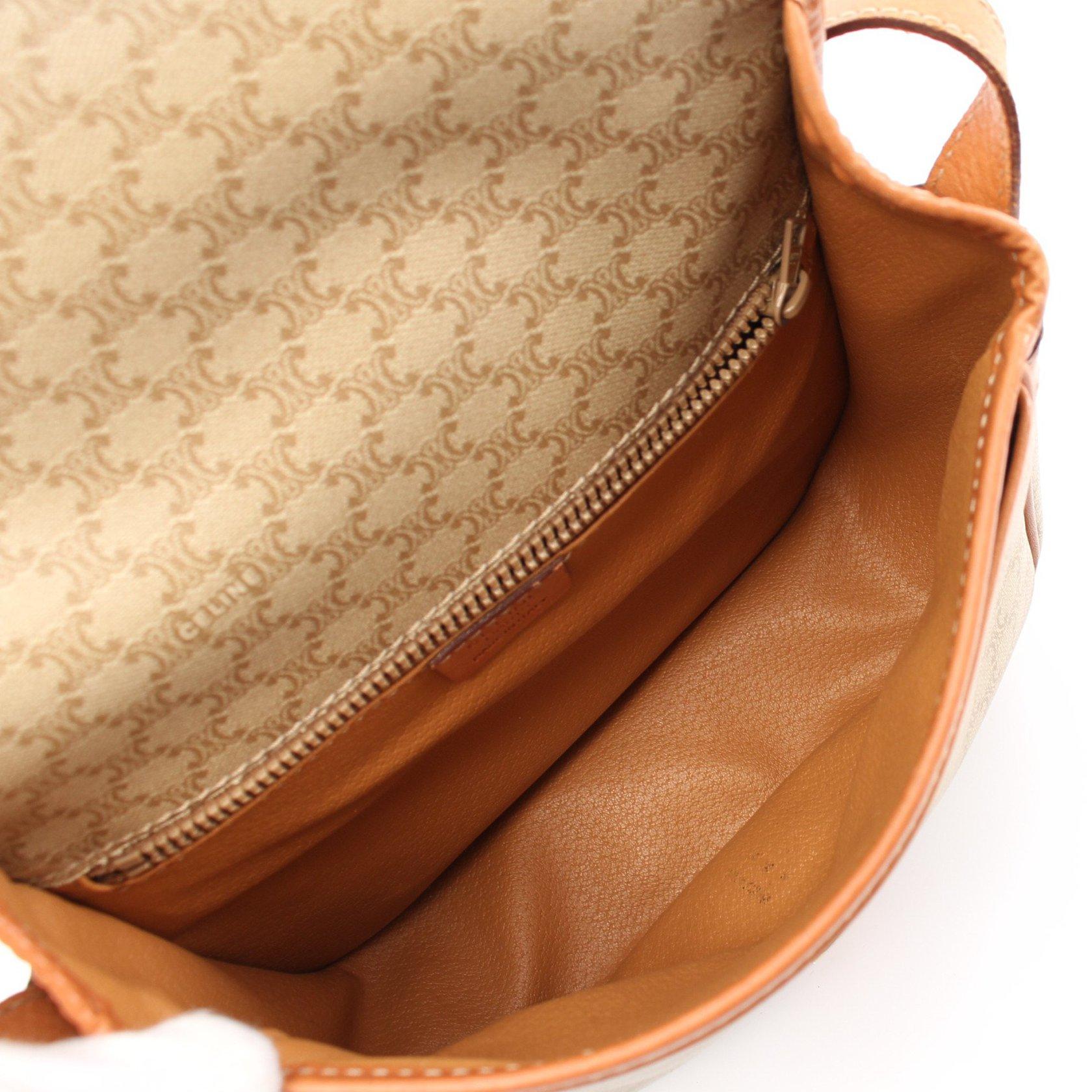 セリーヌ(CELINE)マカダム|ショルダーバッグ|PVC|レザー ...