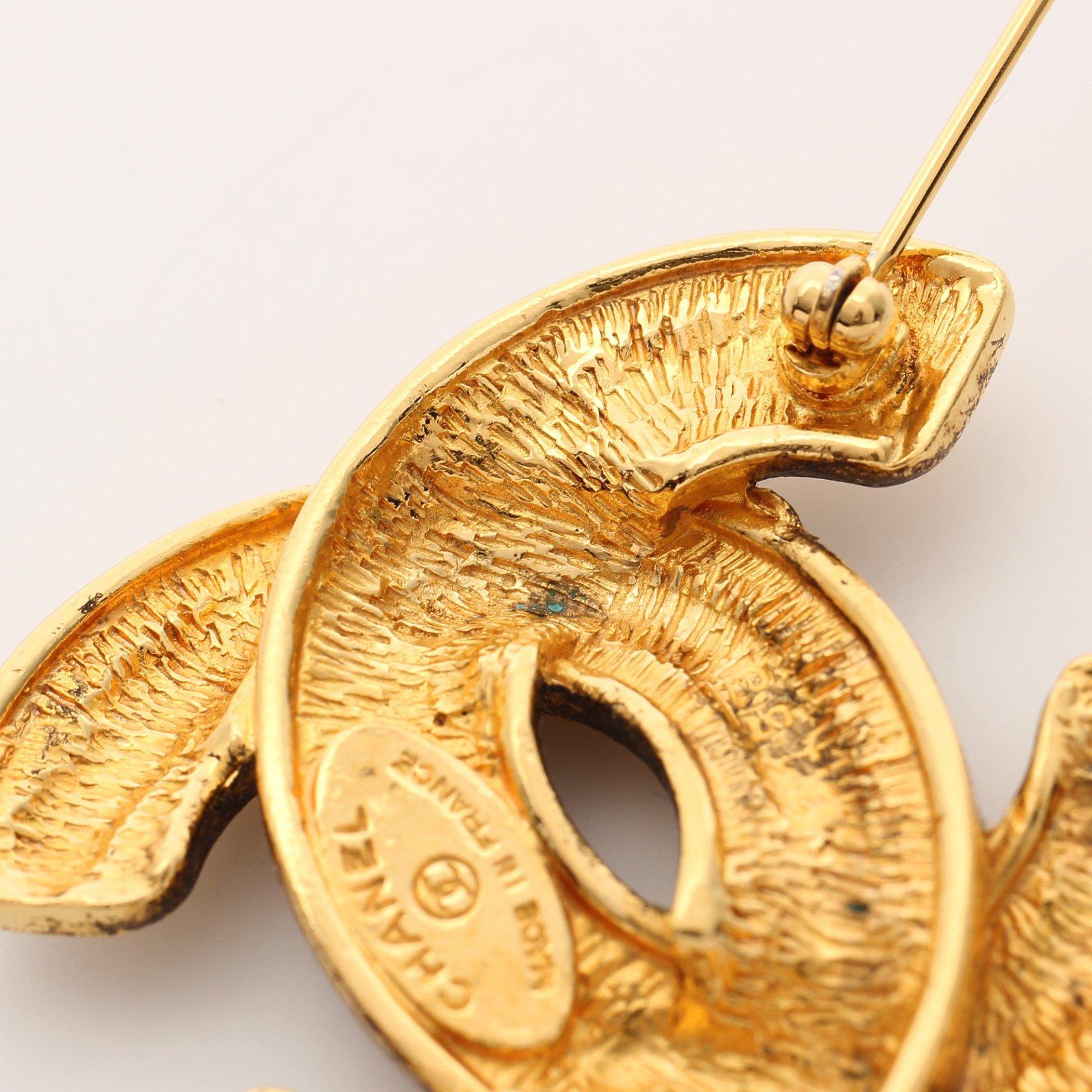 CHANEL シャネル ブローチ ゴールド プレート 【公式通販】