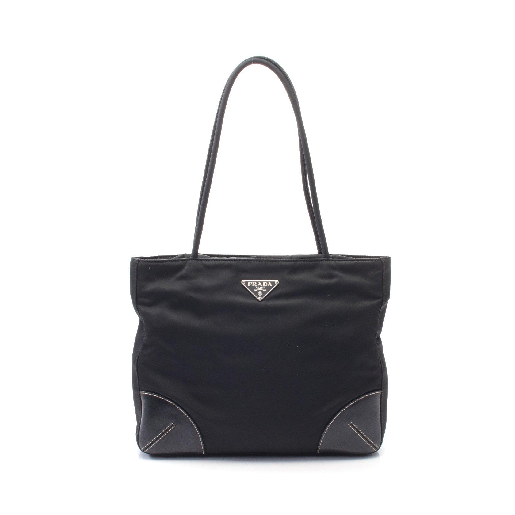 プラダ(PRADA)|ショルダーバッグ|ナイロン|レザー|ブラック ...