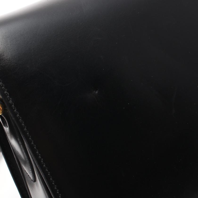 セリーヌ(CELINE)|ショルダーバッグ|レザー|ブラック|馬車金具 ...