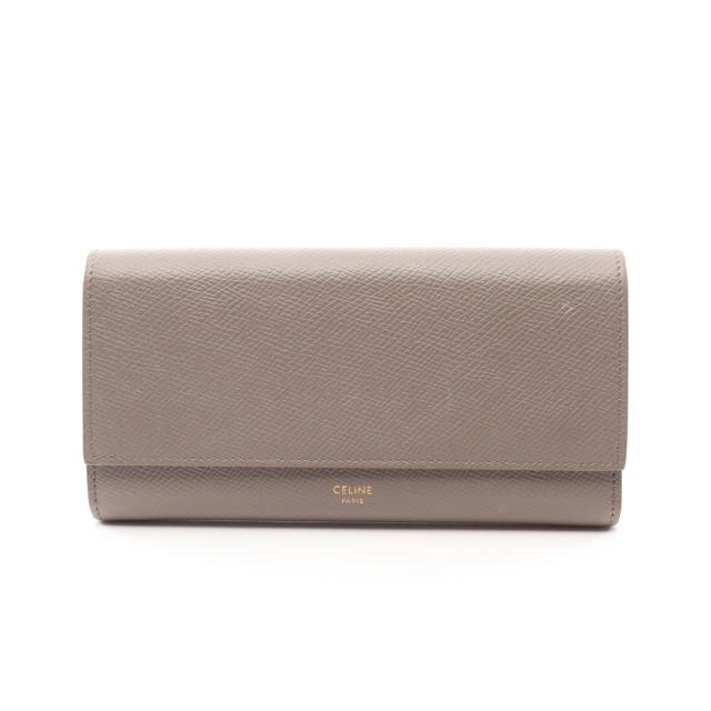 セリーヌ(CELINE)ラージフラップ|マルチファンクション|二つ折り長 ...