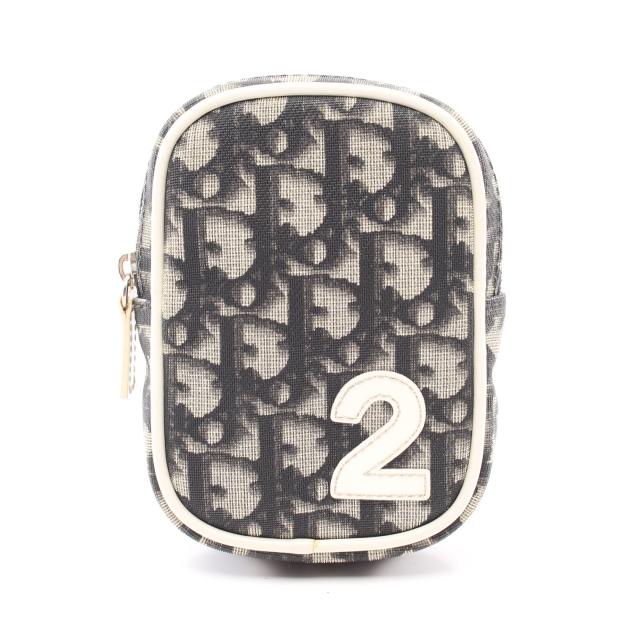 クリスチャンディオール(Christian Dior)トロッター|ポーチ|PVC ...