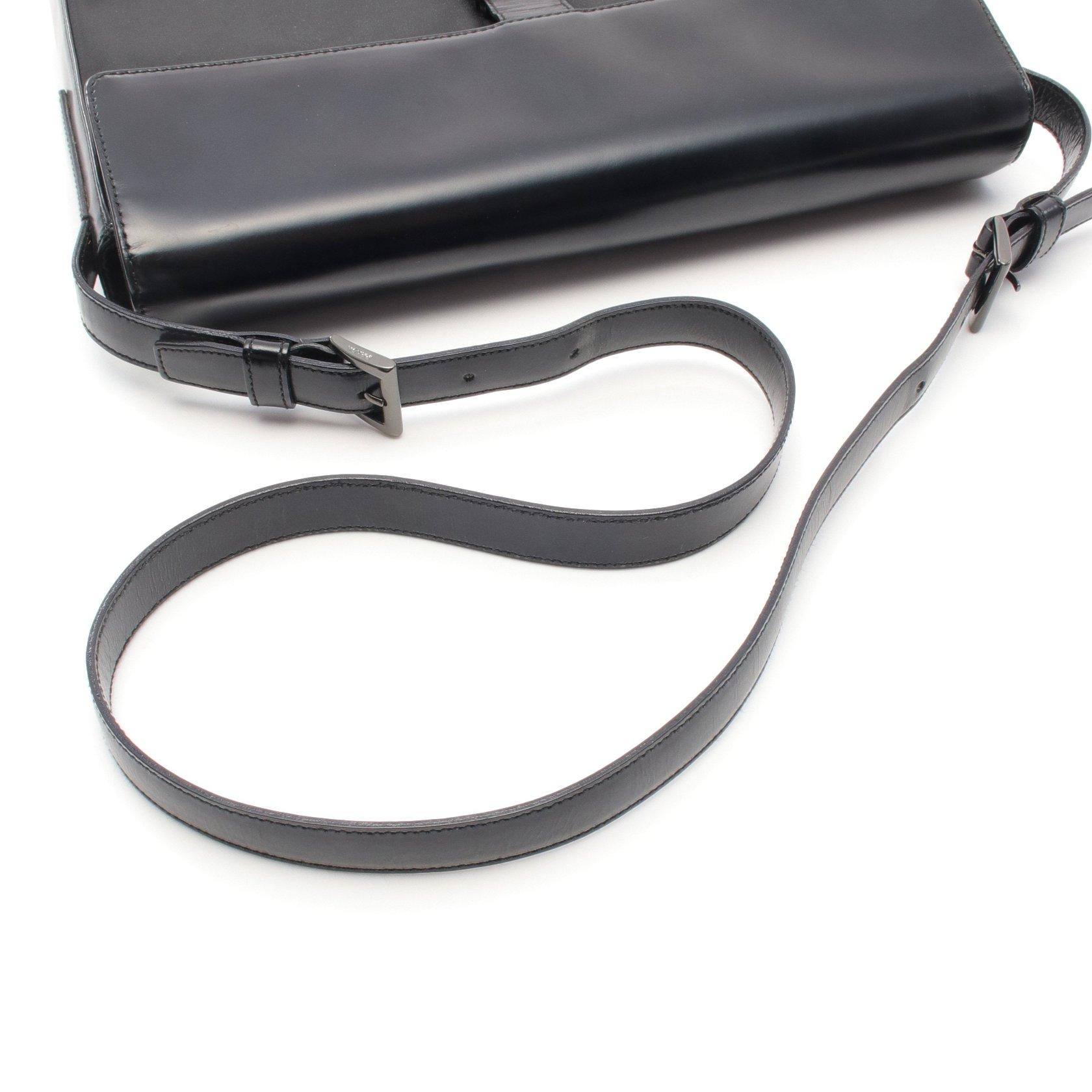 プラダ(PRADA)|ショルダーバッグ|ナイロン|レザー|ブラック ...