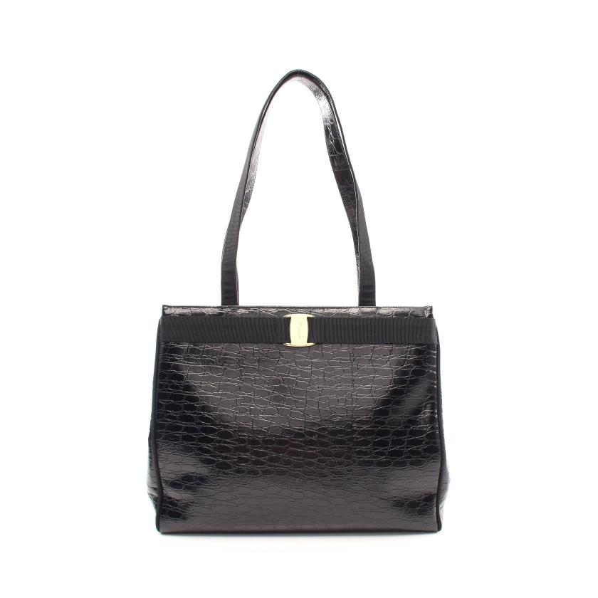 サルヴァトーレフェラガモ(Salvatore Ferragamo)ヴァラ|ショルダーバッグ|トートバッグ|レザー|ブラック|クロコ型押し |ハイブランド・ブランド専門の中古通販サイト(782455) サルヴァトーレフェラガモ(Salvatore Ferragamo)ヴァラ|ショルダーバッグ|トートバッグ|レザー|ブラック|クロコ型押し |ハイブランド・ブランド専門の中古通販サイト(782455)