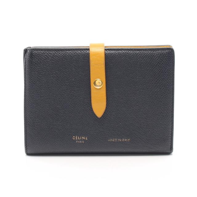 セリーヌ(CELINE)|ラウンドファスナー長財布|レザー|ブラック ...