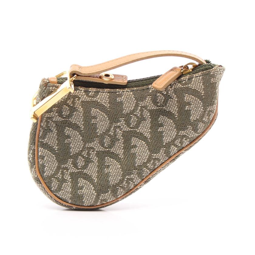 良品 2114 Christian Dior ポーチ ミニトロッター ブラウン 良品 2114 Christian Dior ポーチ ミニトロッター ブラウン