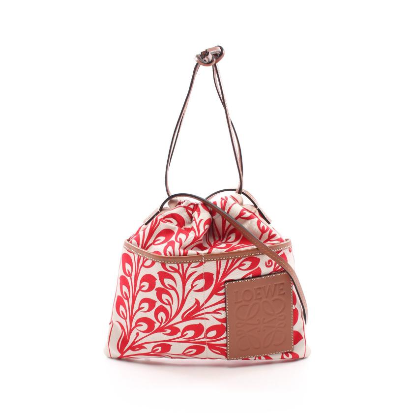 LOEWE・バッグ・Drawstring Pouch Tiles Small ドローストリングポーチ 