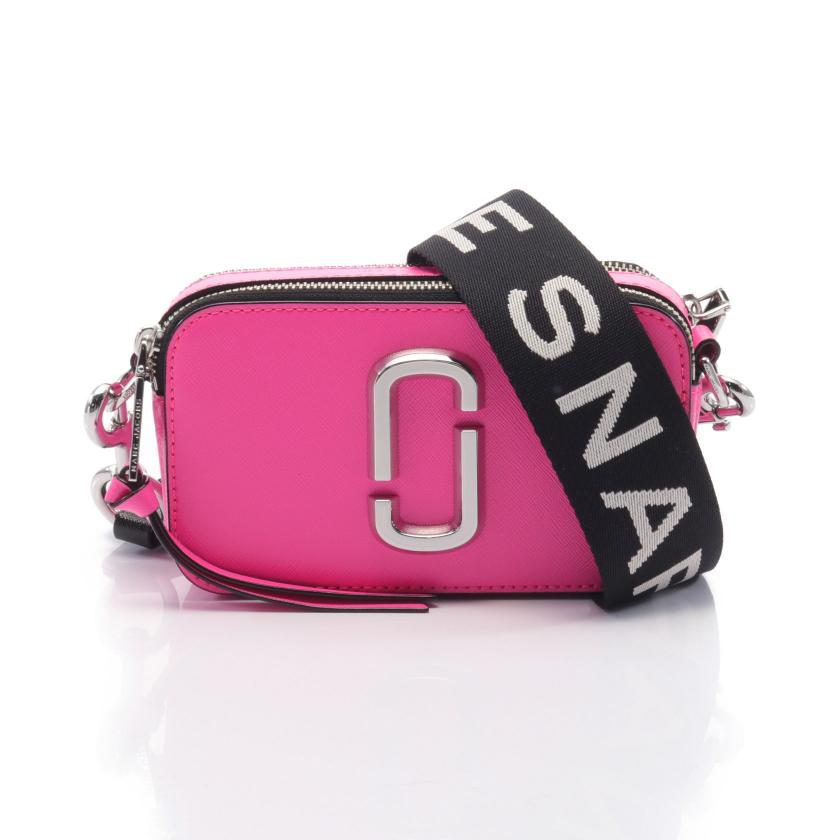 マークジェイコブス（MARC JACOBS）スナップショット｜ショルダーバッグ｜レザー｜ピンク｜ネオンカラー｜ハイブランド・ブランド専門の中古