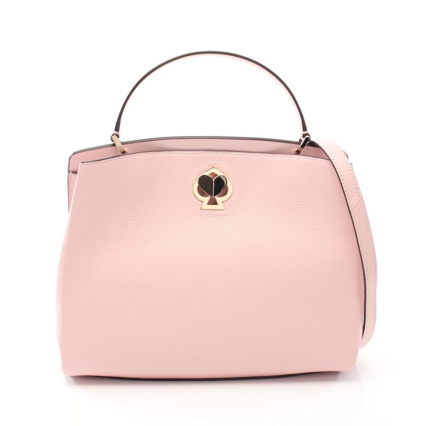 kate spade・バッグ・ロミー ミディアム サッチェル ハンドバッグ レザー ライトピンク 2WAY