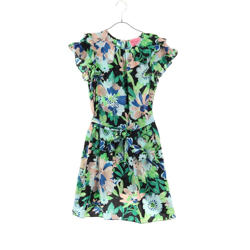 ケイトスペード Kate Spade Mainline Full Bloom Dress ワンピース 花柄 ライトブルー マルチカラー ハイブランド ブランド専門の中古通販サイト 7459