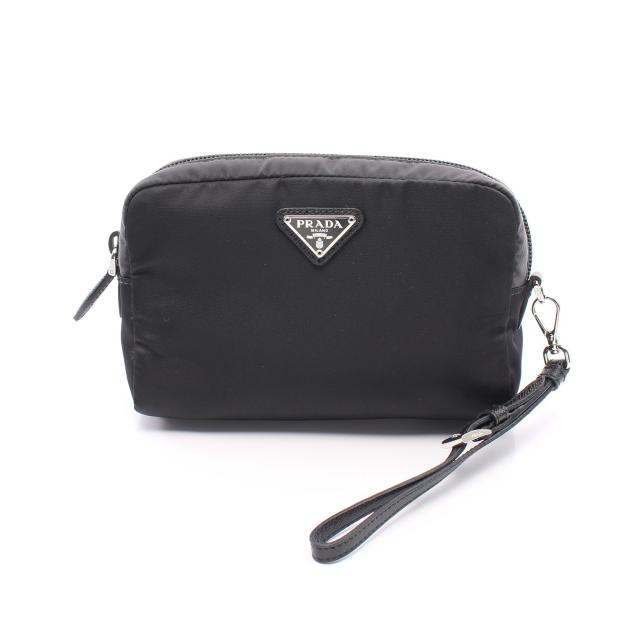 プラダ(PRADA)TESSUTO|二つ折り長財布|ナイロン|レザー|ブラック ...