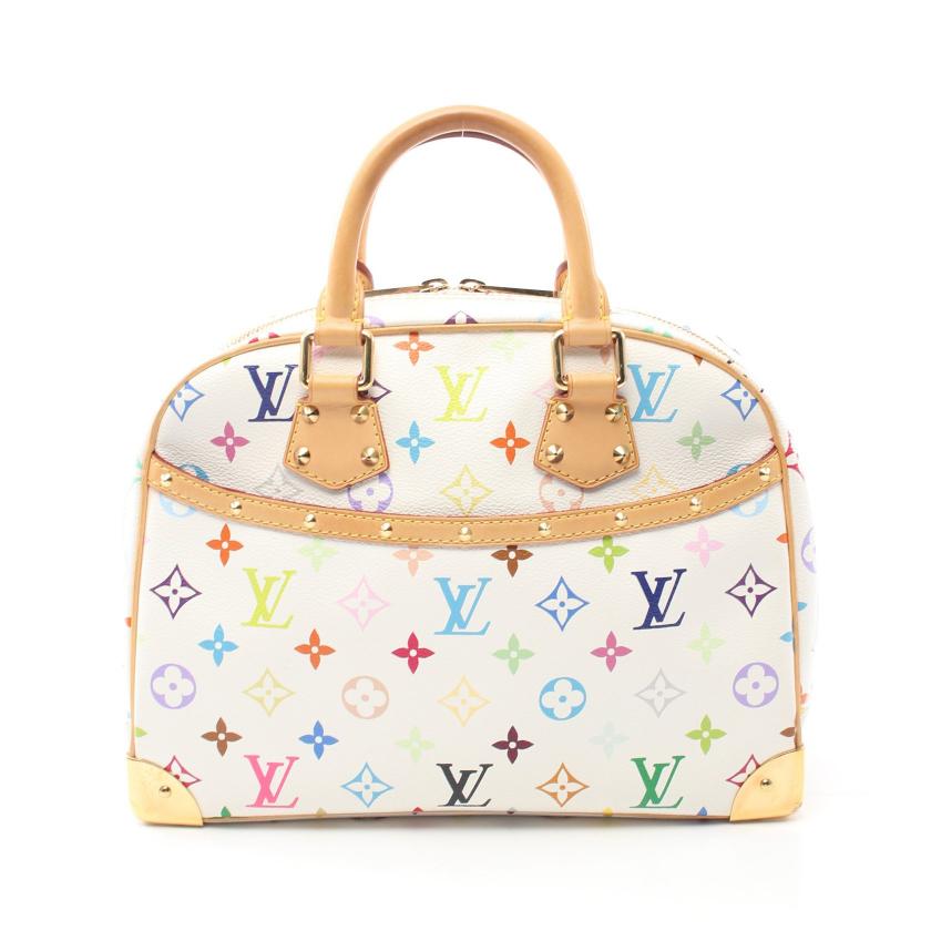 ルイヴィトン(LOUIS VUITTON)トゥルーヴィル|モノグラムマルチカラー|ブロン|ハンドバッグ|PVC|レザー|ホワイト|ハイブランド・ブランド専門の中古通販サイト(791679) 税込新品 LOUIS VUITTON ルイヴィトン トゥルーヴィル*USED ハンドバッグ