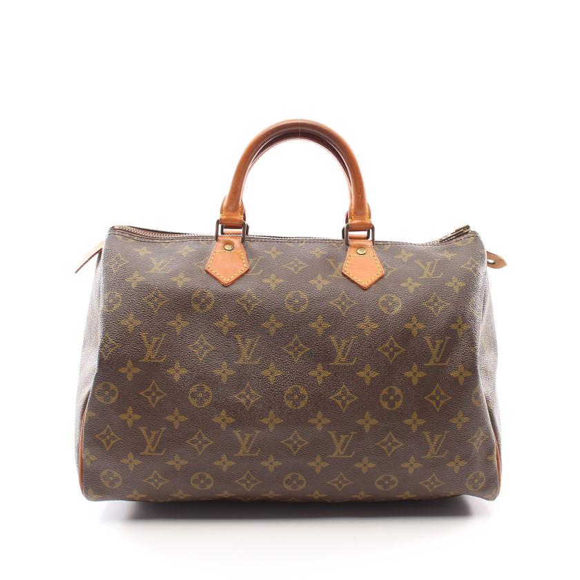 ルイヴィトン(LOUIS VUITTON)スピーディ35|モノグラム|ハンドバッグ|PVC|レザー|ブラウン|ハイブランド・ブランド専門の中古通販サイト(788786)