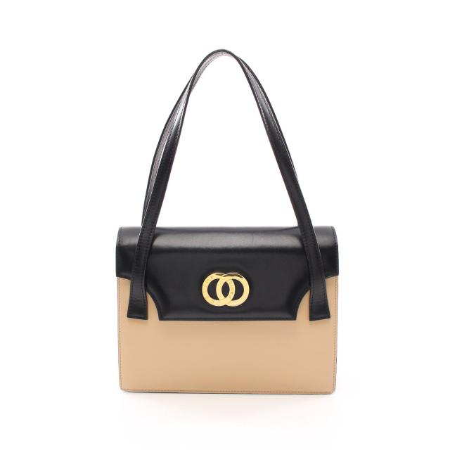 セリーヌ Celine ティーン トリオンフ パニエ クラシック パニエ タン かごバッグ ハンドバッグ ラフィア カーフスキン ベージュ ブラウン 2way ハイブランド ブランド専門の中古通販サイト