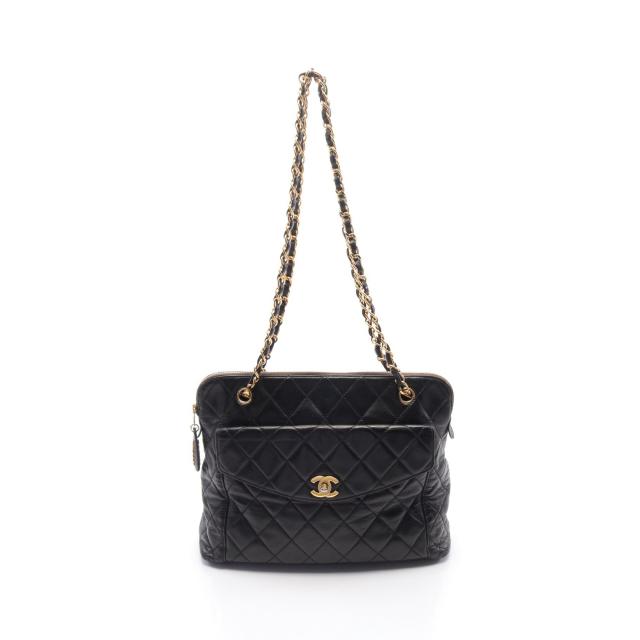 USED CHANEL シャネル マトラッセ バニティバッグ ヴィンテージ 黒