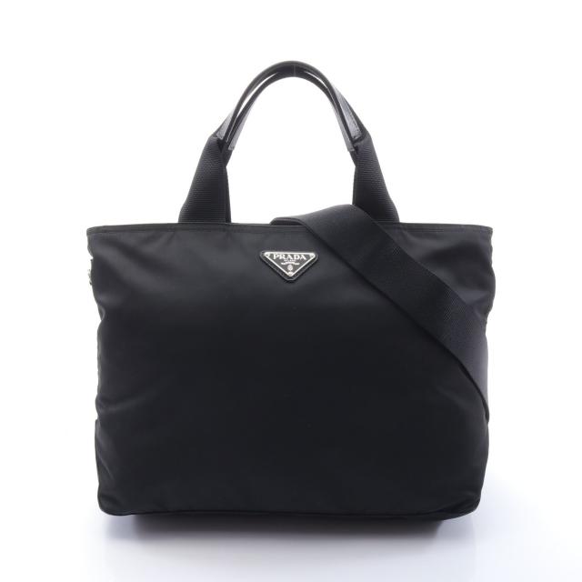 プラダ(PRADA)|ハンドバッグ|レザー|ブラック|リボン|2WAY ...
