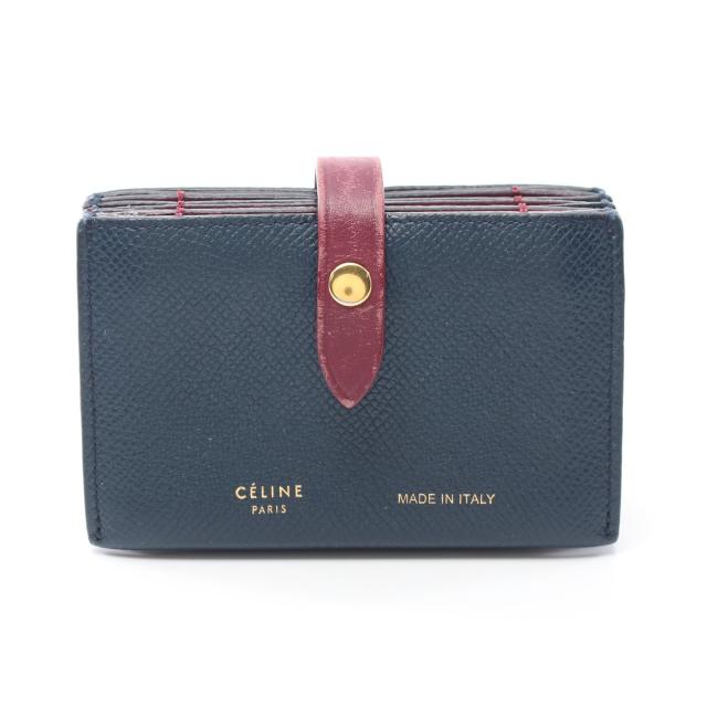セリーヌ(CELINE)ラージフラップ|マルチファンクション|二つ折り長 ...