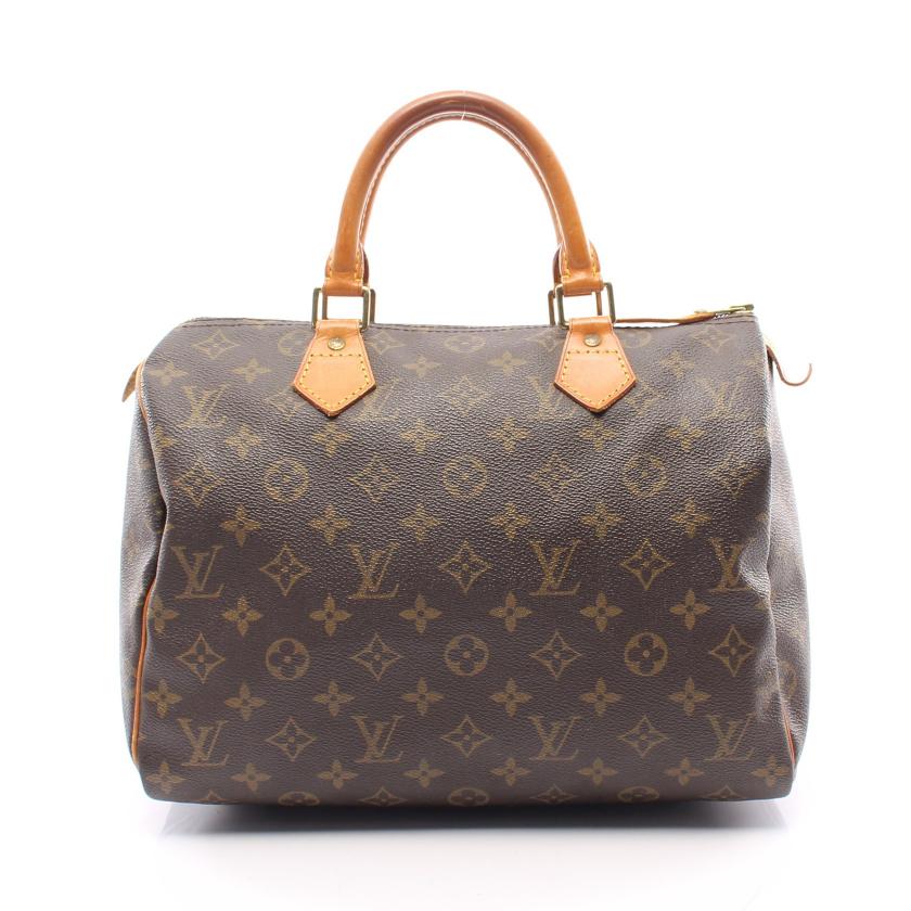 ルイヴィトン(LOUIS VUITTON)スピーディ30|モノグラム|ハンドバッグ|PVC|レザー|ブラウン|ハイブランド・ブランド専門の中古通販サイト(795838)