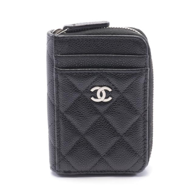 シャネル(CHANEL)マトラッセ|ラウンドファスナー財布|ラムスキン