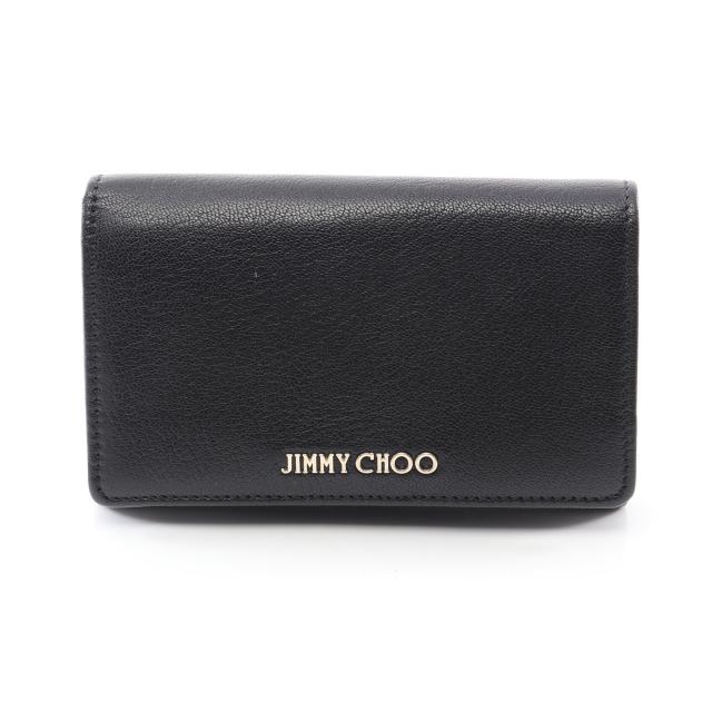 ジミーチュウ(JIMMY CHOO)名刺入れ|カードケース|レザー|黒|ハイ ...