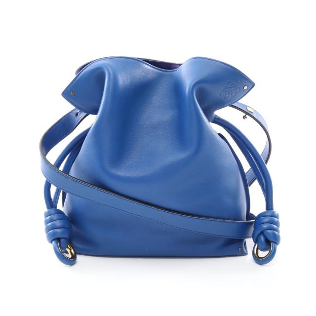 ロエベ(LOEWE)バウンスバッグ|2WAY|レザー|黒|シルバー金具 ...
