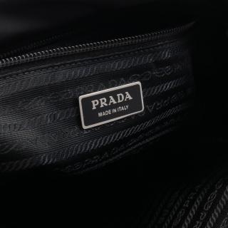 プラダ(PRADA)|ショルダーバッグ|ナイロン|サフィアーノレザー|ブラック|三角プレート|ハイブランド・ブランド専門の中古通販サイト(801349)