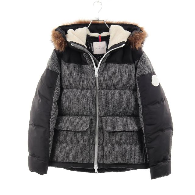 モンクレール(MONCLER)AREDHEL|アーデル|ダウンコート|ナイロン 保証1年 モンクレール ダウンAREDHEL 黒 サイズ0 モッズコート
