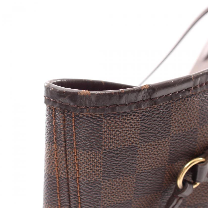 ルイヴィトン(LOUIS VUITTON)ネヴァーフルMM|ダミエエベヌ|ショルダーバッグ|トートバッグ|PVC|レザー|ブラウン|ハイブランド・ブランド専門の中古通販サイト(801424)