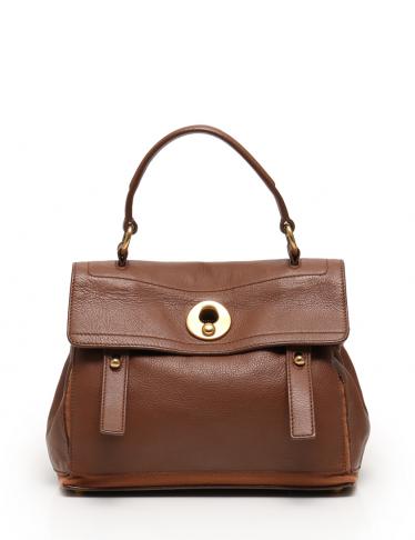 YVES SAINT LAURENT　ミューズトゥ Vintage Yves Saint Laurent Muse Two Black Patent Calfskin