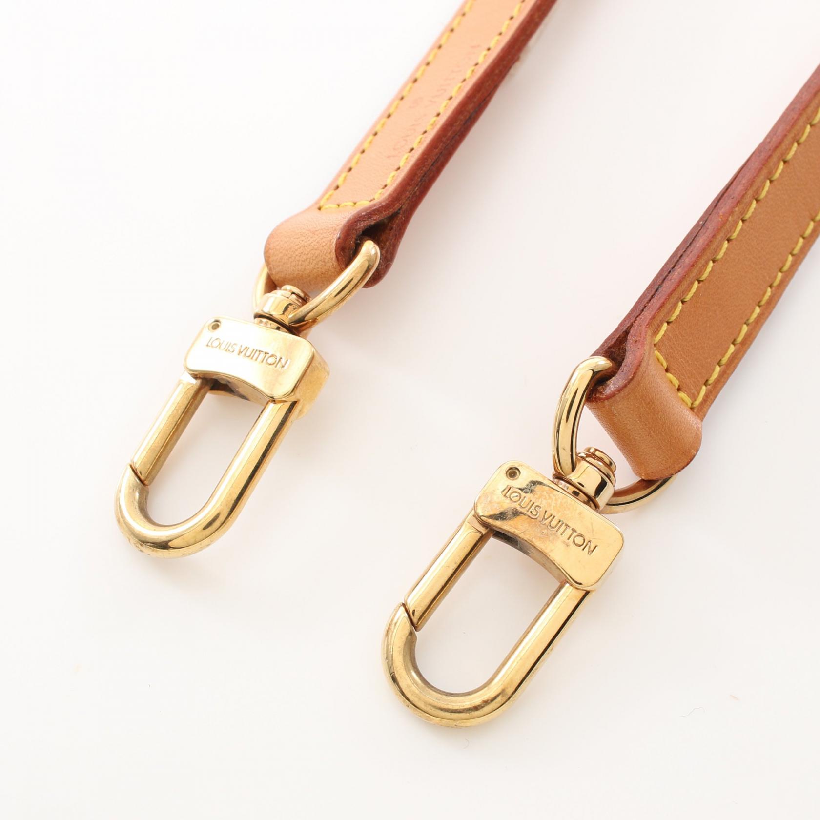 ルイヴィトン(LOUIS VUITTON)ヌメ革|ショルダーストラップ|100|レザー|ベージュ|ハイブランド・ブランド専門の中古通販サイト(803681)