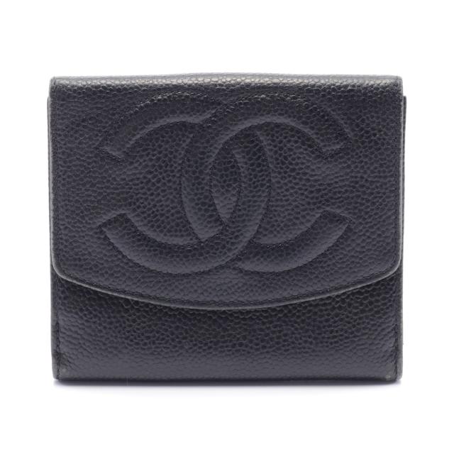 シャネル(CHANEL)ココマーク|Wホック|二つ折り財布