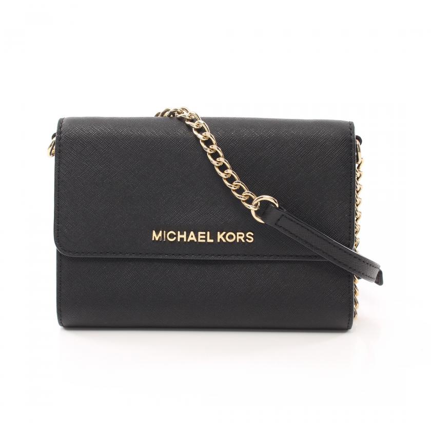 マイケルコース（MICHAEL KORS）JET｜SET｜TRAVEL｜LARGE｜PHONE｜CROSSBODY｜チェーンウォレット｜レザー