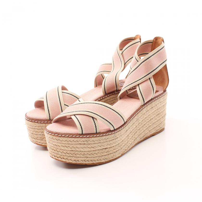 本物 TORY BURCHトリーバーチ フリーダ50mm エスパドリーユサンダル TORY BURCH・シューズ・FERIEDA 50MM エスパドリーユ サンダル