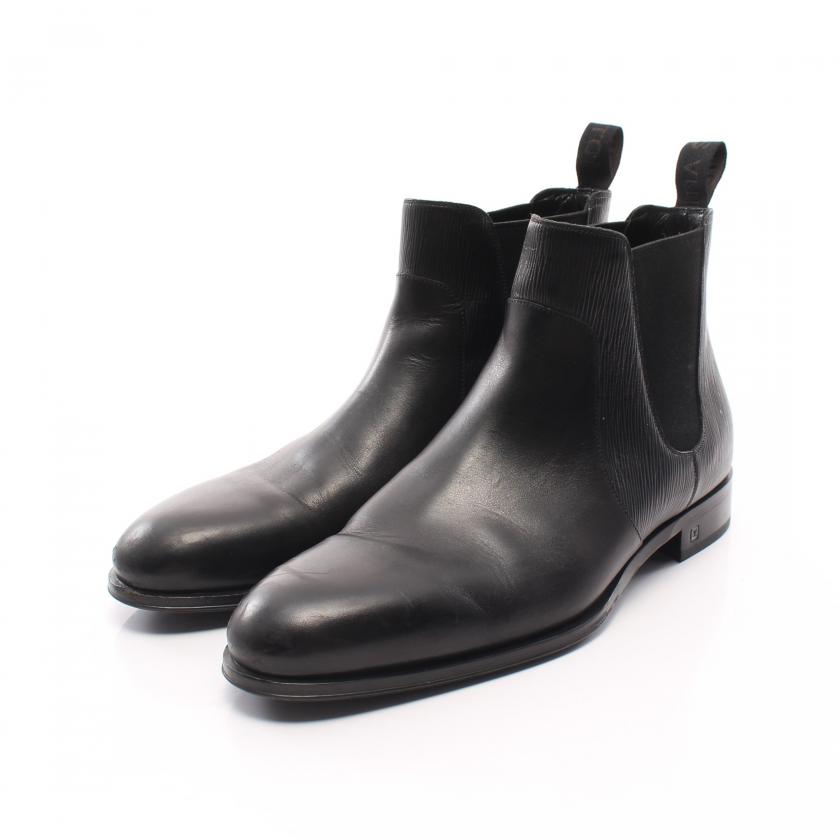 Louis Vuitton サイドゴアブーツ LOUIS VUITTON ルイ・ヴィトン LVボールド ライン アンクル