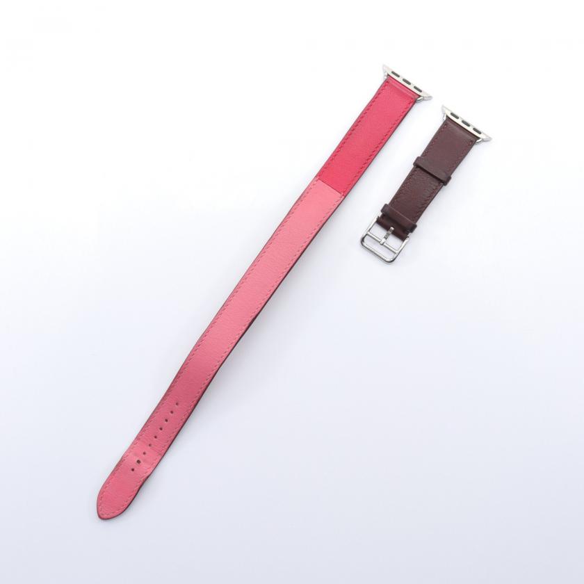 2467 未使用 Apple Watch エルメス ローズ ボルドー レザー 2025年最新