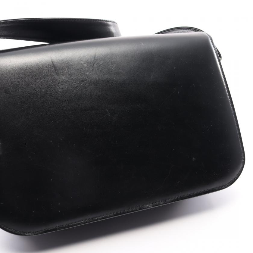 セリーヌ(CELINE)|ショルダーバッグ|レザー|ブラック|馬車金具 ...