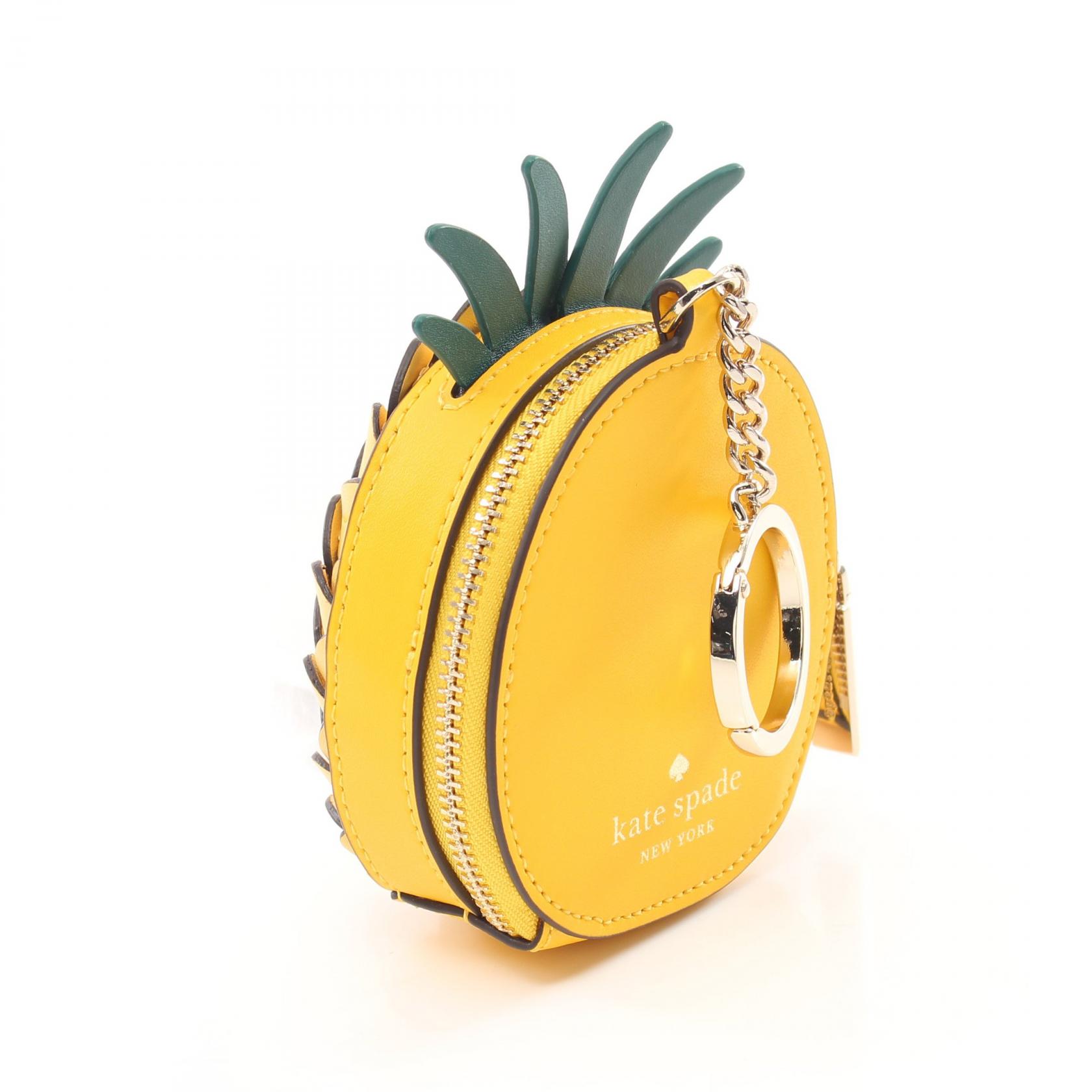 【美品】KATE SPADE ピクニック パイナップル コインパース kate spade ピクニック パイナップル コイン パース｜Yahoo