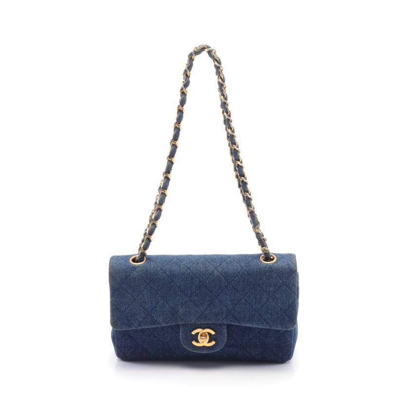 CHANEL・バッグ・マトラッセ Wフラップ Wチェーンショルダーバッグ